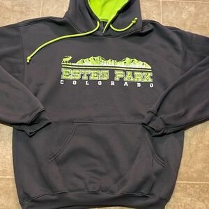 Tipsy Estes park Colorado pullover hoodie Made in USA